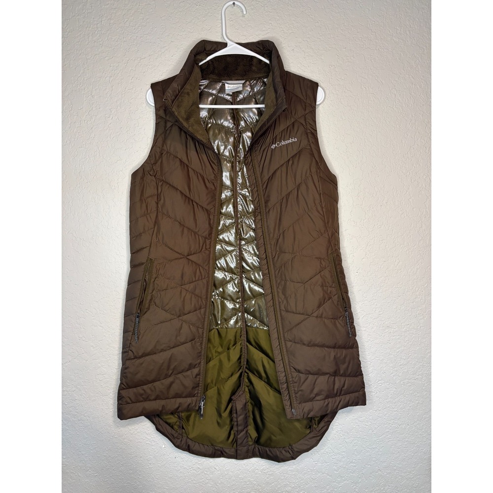 Columbia Women's Omni-Heat Puffer Vest Size Medium– Lightweight Insulated